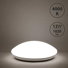 Carica l&#39;immagine nel visualizzatore di Gallery, McLED Plafoniera LED Soffitto 12W 4000K | Luca Bianca Ø28cm, 12W, 4000k