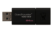 Carica l&#39;immagine nel visualizzatore di Gallery, Kingston DataTraveler 100 G3-DT100G3/64GB USB 3.0, 3.1 PenDrive, 64 GB, 64 GB - Ilgrandebazar