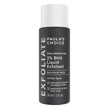 Carica l&#39;immagine nel visualizzatore di Gallery, Paula&#39;s Choice SKIN PERFECTING 2% BHA Esfoliante Liquido - Peeling Viso Combatte i Brufoli, i Pori Dilatati e i Punti Neri - con Acido Salicilico - Pelli Miste o Grasse - Formato da Viaggio - 30 ml