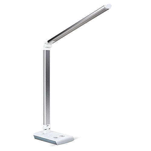 DECKEY Lampada da Scrivania LED Tavolo Pieghevole Argento - Ilgrandebazar