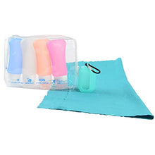Carica l'immagine nel visualizzatore di Gallery, Partysky Travel Flask 4Pcs Bottle Contenitore in silicone Chromatic