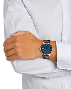 Lacoste Orologio Analogico Quarzo Uomo con Cinturino in Pelle 2011003 - Ilgrandebazar