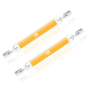 Bonlux R7S LED 78mm Lampadina 5 Watt 2-Pezzi 5w r7s Fila, Bianco Calda - Ilgrandebazar