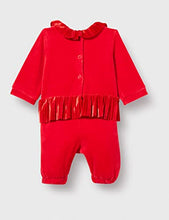 Carica l'immagine nel visualizzatore di Gallery, Chicco, Tutina Natale in ciniglia con piedino, Bimba 0-24, Rosso (411), 3 mesi