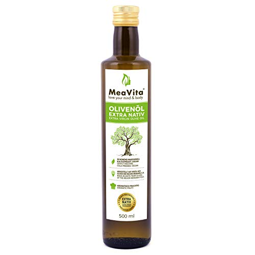 MeaVita Olio d'Oliva Meavita, Extravergine e Spremuto a Freddo, 1 Confezione...