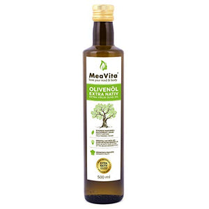 MeaVita Olio d'Oliva Meavita, Extravergine e Spremuto a Freddo, 1 Confezione...