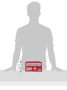 Cartrend 7730042 kit di primo soccorso rosso, DIN 13164, con misure di... - Ilgrandebazar