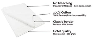 ZOLLNER 2 tapettini Bagno, scendibagno, Bianco, 50x80 cm, 50 x 80 Bianco