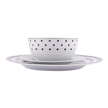 Carica l&#39;immagine nel visualizzatore di Gallery, AmazonBasics - Servizio di piatti per 6 persone, 18 Eleganza Contemporanea - Ilgrandebazar