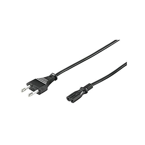 Link E10311 Cavo Alimentazione con Spina Italiana Bipolare 10A, 3 m, nero