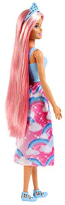 Barbie Bambola Principessa Arcobaleno con Capelli Rosa Lunghi e Spazzola,... - Ilgrandebazar