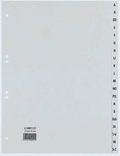 Carica l&#39;immagine nel visualizzatore di Gallery, Rexel 25240481 Divisori Alfanumerici 20 Sezioni 4, Grigio, 20 Pezzi - Ilgrandebazar