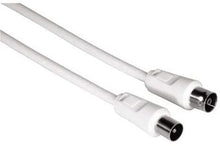 Carica l'immagine nel visualizzatore di Gallery, Hama 00011900 Cavo Antenna M/F, 1.5 metri, 75 dB, Bianco