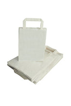 Carica l'immagine nel visualizzatore di Gallery, Carte Dozio - Shopper in Kraft color Bianco, maniglia 22+10x29, Bianco