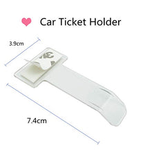 Carica l&#39;immagine nel visualizzatore di Gallery, Yongbest Porta Biglietti di Parcheggio,12 Pezzi Adesive Trasparenti 12 PCS - Ilgrandebazar