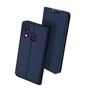 DUX DUCIS Cover Samsung Galaxy A40, Flip Caso Pelle PU con [Funzione Blu - Ilgrandebazar