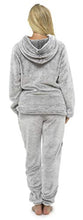 Carica l'immagine nel visualizzatore di Gallery, CityComfort Pigiama Donna Invernale Caldo M, Grigio Bicolore Incappucciato - Ilgrandebazar