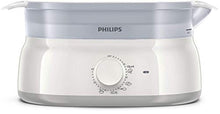 Carica l&#39;immagine nel visualizzatore di Gallery, Philips HD9125/90 Vaporiera con Infusore di aromi, 3 cestelli, 9 Litri - Ilgrandebazar