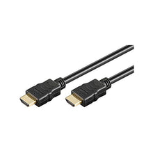 Carica l'immagine nel visualizzatore di Gallery, Goobay 69122 Cavo HDMI Standard con Ethernet, Dorato, Nero, 0.5m Lunghezza... - Ilgrandebazar