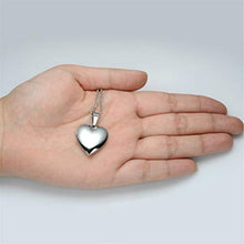Carica l&#39;immagine nel visualizzatore di Gallery, PAURO - Collana da donna in acciaio inox con medaglione a forma di cuore - Ilgrandebazar