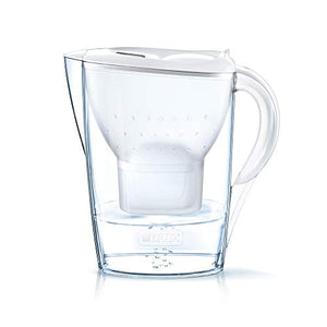 BRITA Marella - Caraffa filtrante per acqua, capacità 2.4 2,4 Litri, Bianco - Ilgrandebazar