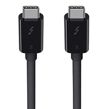Carica l&#39;immagine nel visualizzatore di Gallery, Belkin F2CD084BT0.8MBK Cavo Thunderbolt 3 da 100 W, USB-C a USB-C, 0.8 m - Ilgrandebazar