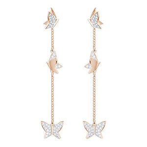 Swarovski Orecchini Lilia, Cristallo Bianco, Placcati Nella Tonalità Oro... - Ilgrandebazar