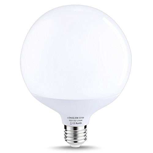 Lampadina LED Globo, LOHAS E27 G120, 20W (corrispondente a 140W),...