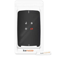 Carica l'immagine nel visualizzatore di Gallery, kwmobile Copri-Chiave Compatibile con Renault 4 Tasti Smart nero / grigio