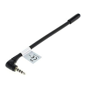 OTB - Antenna TMC, 90 gradi, 3,5 mm, colore: Nero