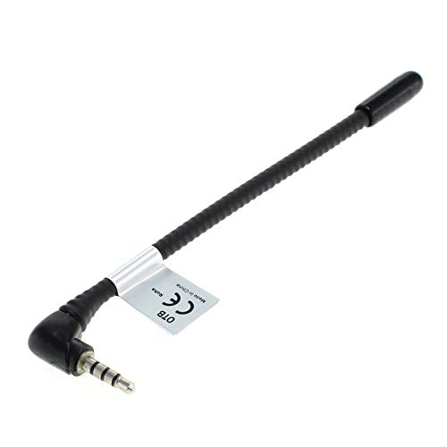 OTB - Antenna TMC, 90 gradi, 3,5 mm, colore: Nero
