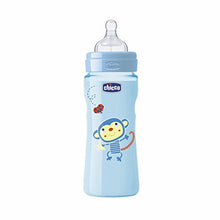 Carica l&#39;immagine nel visualizzatore di Gallery, Chicco 00020635220000 Benessere Colorato Bambino Biberon, Silicone, Azzurro - Ilgrandebazar