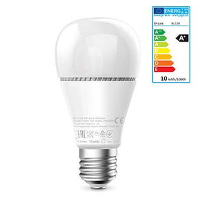 TP-Link KL120 Lampadina Wi-Fi E27, 10 W, Funziona con Bianco freddo e caldo - Ilgrandebazar
