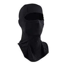 Carica l&#39;immagine nel visualizzatore di Gallery, Passamontagna Cappuccio Moto Protezione UV Traspirante Bandana Nera per...