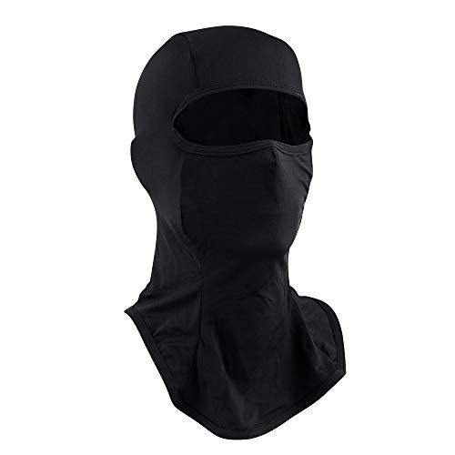 Passamontagna Cappuccio Moto Protezione UV Traspirante Bandana Nera per...