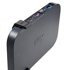 Staffa per montaggio a parete Sky Q Mini Box, nera, completa di fissaggi