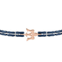 Carica l&#39;immagine nel visualizzatore di Gallery, Bracciale da uomo, Collezione Maserati Jewels, in acciaio e ceramica -... - Ilgrandebazar