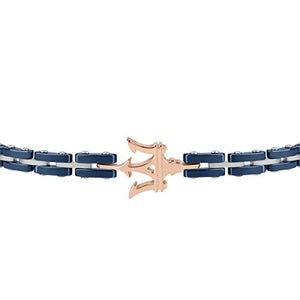 Bracciale da uomo, Collezione Maserati Jewels, in acciaio e ceramica -... - Ilgrandebazar