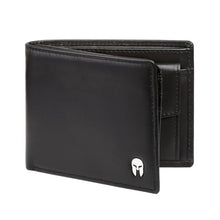 Carica l'immagine nel visualizzatore di Gallery, SPARTANO Portafoglio Uomo con Protezione RFID, 11 Slot per Carte Credito, 1 Tasca Portamonete, 2 Scomparti Banconote, 3 Tasche interne - ZEUS (Nero)