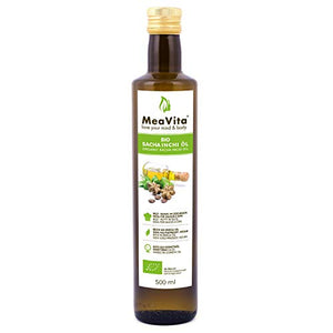 MeaVita Meavita Bio Sacha Inchi Oil, 100% Spremuto a Freddo e Puro, 1...