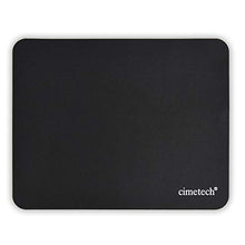 Carica l'immagine nel visualizzatore di Gallery, cimetech Tappetino per Mouse Confortevole Superficie Superfine in Fibra black