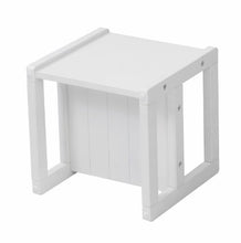 Carica l&#39;immagine nel visualizzatore di Gallery, roba Sgabello per Bambini in Stile Country, Utilizzabile, Girandolo, Bianco - Ilgrandebazar