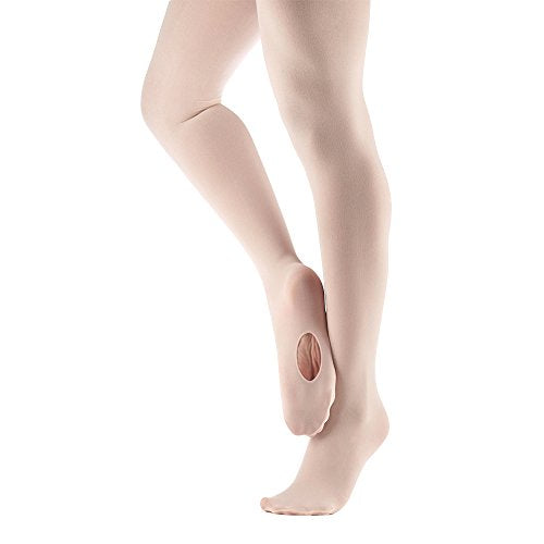 Bezioner Collant da Balletto Convertibili Calze L(sopra 140 cm), 1 Paio Rosa - Ilgrandebazar
