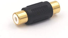 Carica l'immagine nel visualizzatore di Gallery, VCE 6 Pezzi Adattatore audio RCA femmina oro accoppiatore RCA...