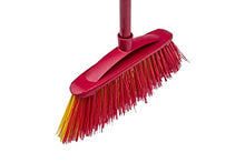 Carica l'immagine nel visualizzatore di Gallery, Vileda 2 in1 Garden, Scopa per Esterni, con Due Tipi, Giardino, per Fogliame, per Ciottoli, Fibre in Pet Riciclato, 17 x 37.5 x 5.5 cm, 386 g, Nero, Ciano, Magenta, Giallo