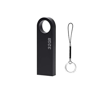 Chiavetta USB 32 GB, Mini PenDrive 32 Giga Metallo 32GB PEN Black