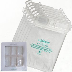 Vorwerk Folletto 1 Sacchetti più Dovina VK 135/136 Originali Vorwerk,... - Ilgrandebazar