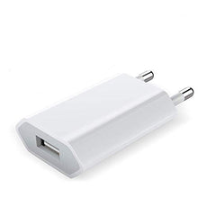 Carica l&#39;immagine nel visualizzatore di Gallery, Carica Batteria Adattatore Spina EU, Caricabatterie 1A 5W, da Muro, Bianco... - Ilgrandebazar
