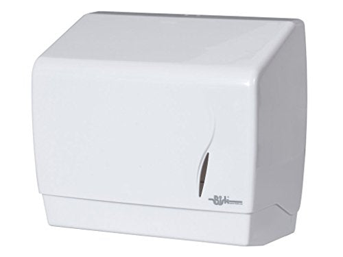 Bisk ABS Z Fold Distributore Carta Asciugamani, Bianco - Ilgrandebazar