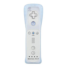 Carica l'immagine nel visualizzatore di Gallery, YiYunTE 2 In 1 Telecomando Motion Plus per Wii e U Game Remote Bianca